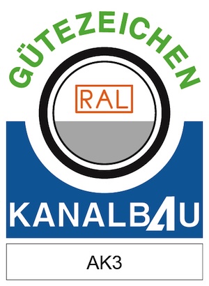 Gütesiegel Kanalbau